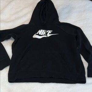 Nike Black Pullover with White Logo